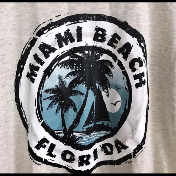 Men's Miami Beach T-shirt - Picture 2 of 4